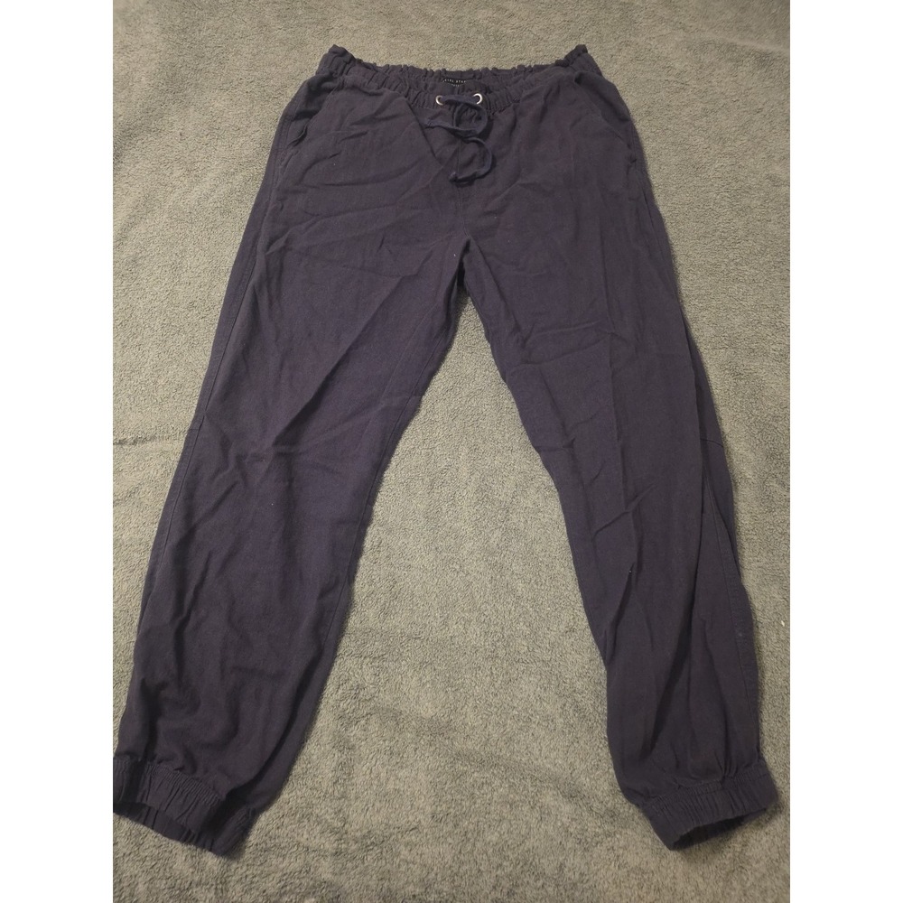 Social Standard by Sanctuary Pants Women XL Navy Blue Drawstring Stretch Pockets